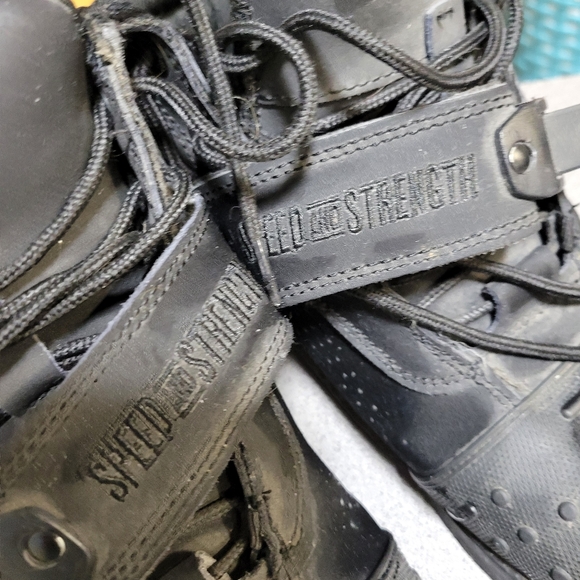 Speed And Strength Hard Knock Life Motorcycle Boots Men's Size 11 Excellent Cond - Picture 3 of 10